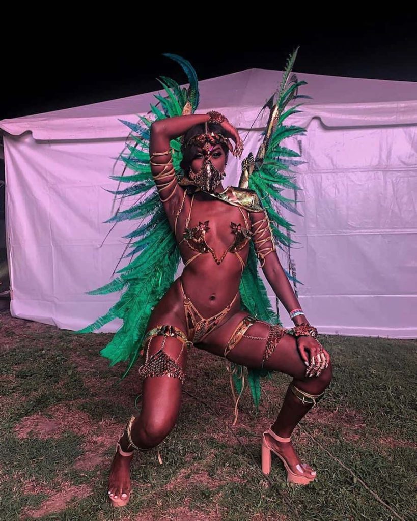 Abihail Myrie Poses In Game of Thrones-Inspired Carnival Costume for Xodus Band Launch