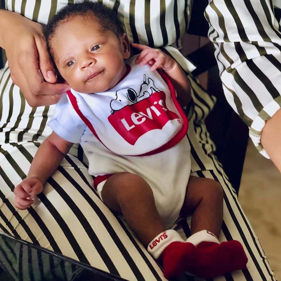 Alyshia Miller Powell shares photo of Asafa Powell son Amieke