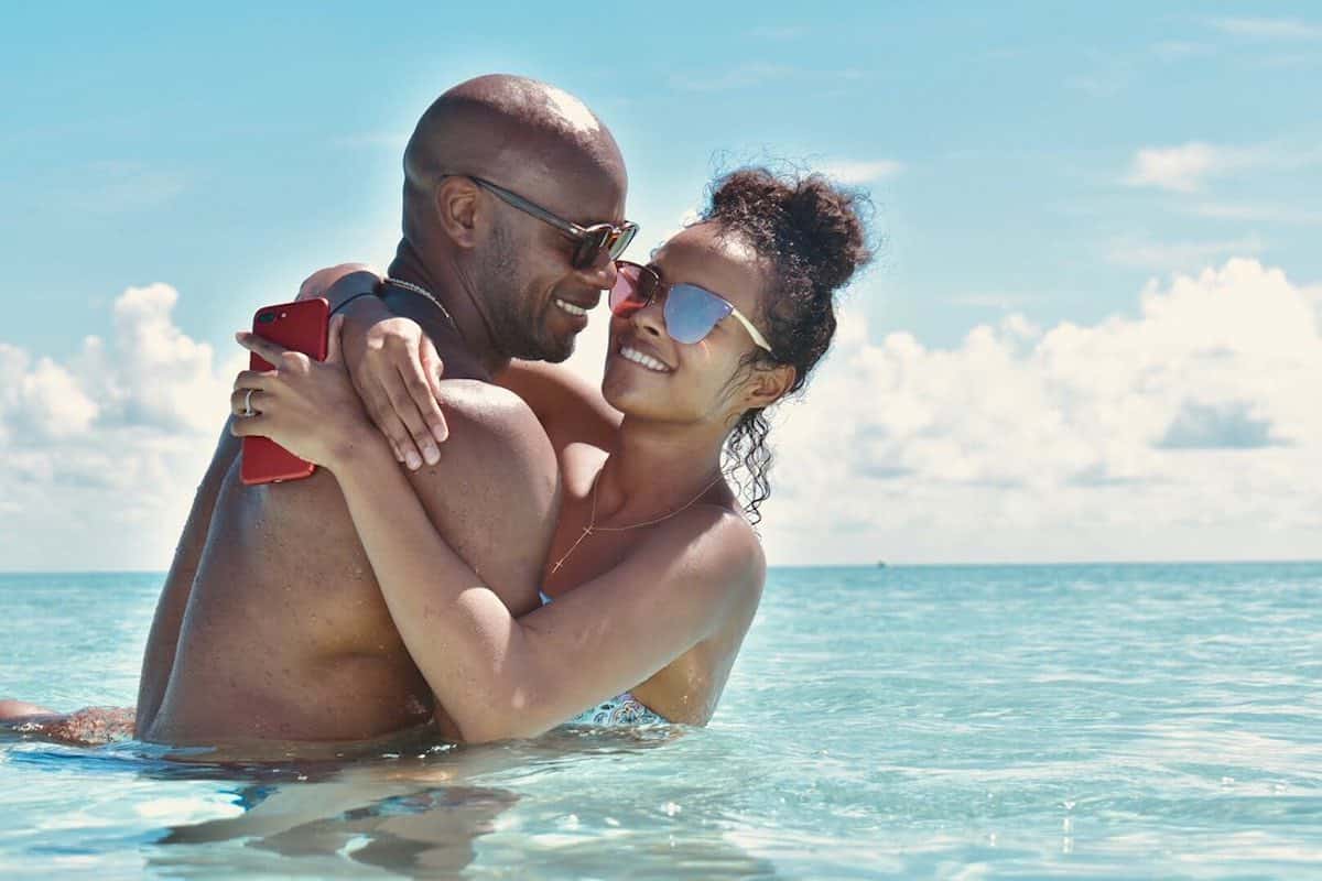 Asafa Powell and wife Alyshia Miller share photo of Asafa Powell son Amieke
