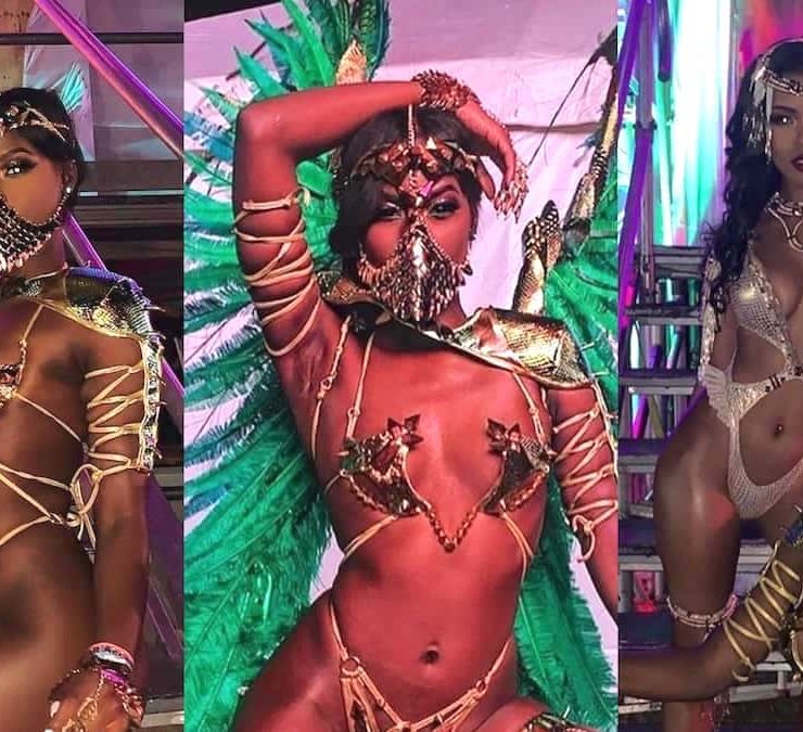 Buju Banton's Daughter Abihail Myrie Flashes Her Flawless Skin In GOT-Inspired Carnival Costume