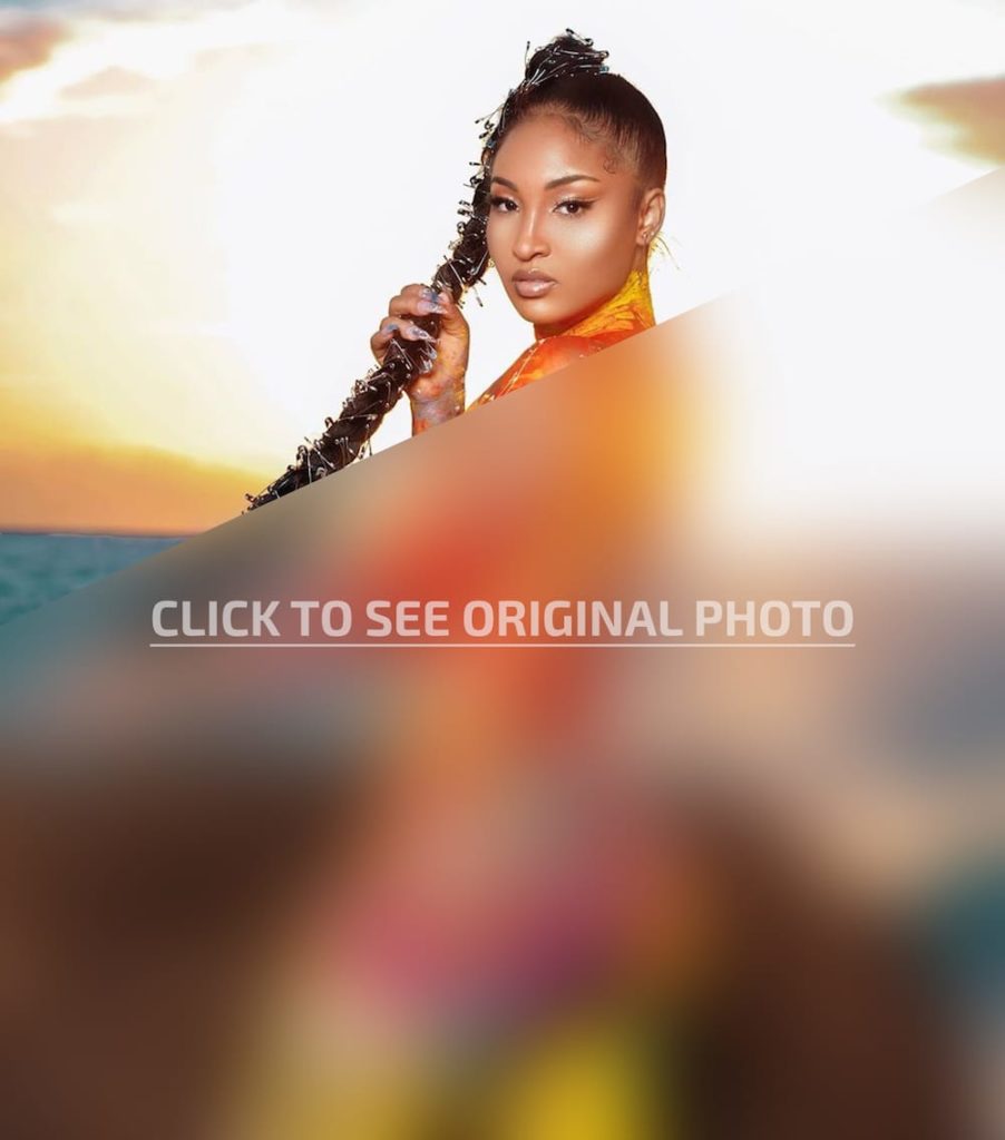 Dancehall Artist Shenseea Body In Paint