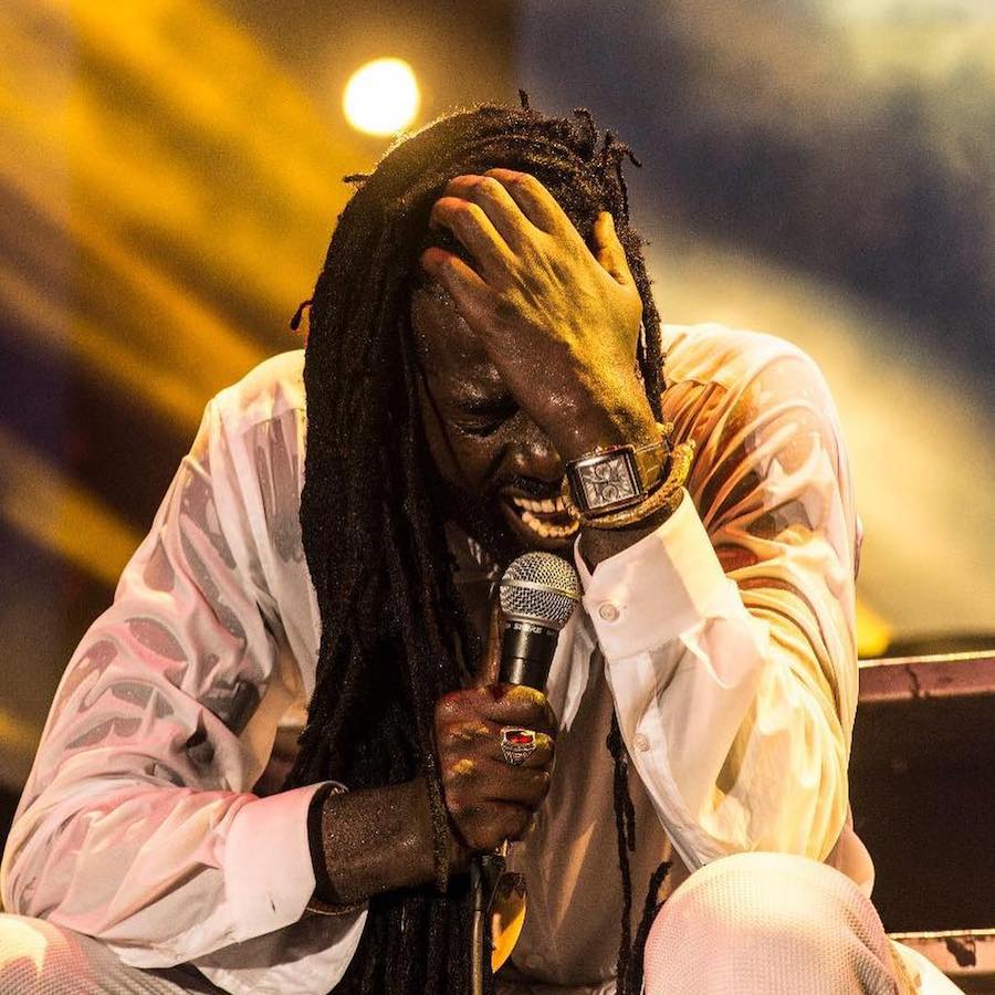 Buju Banton performs at Long Walk To Freedom tour in Jamaica