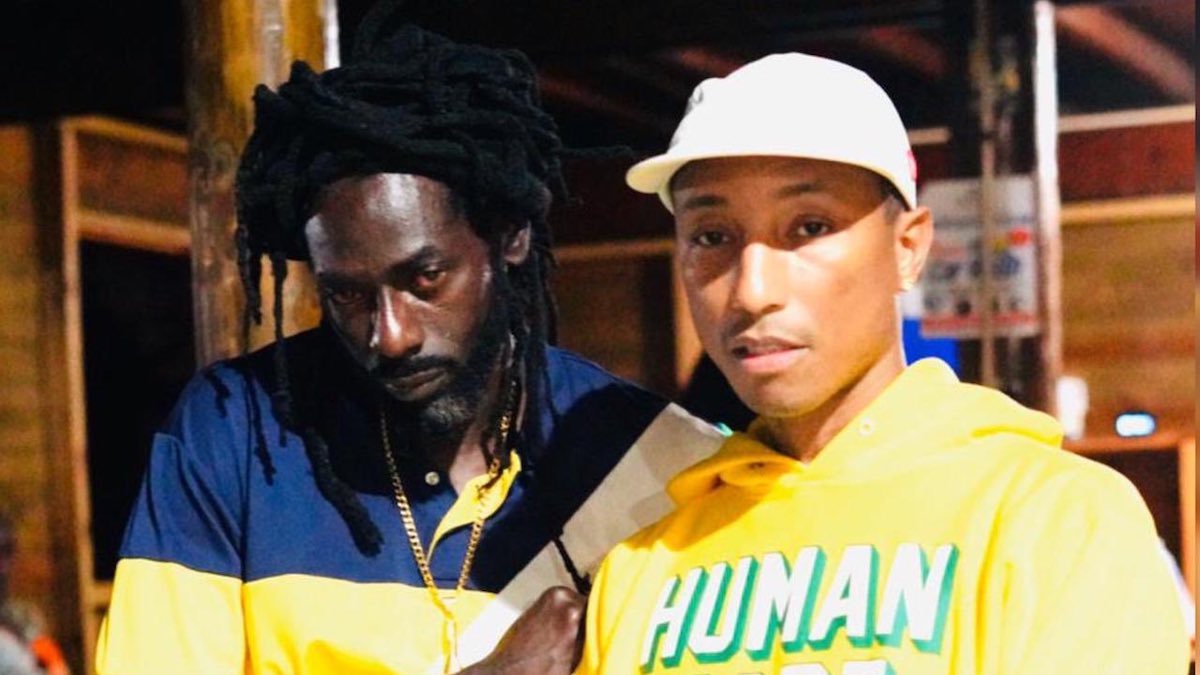 Pharrell Williams Recording New Music With Buju Banton In Jamaica