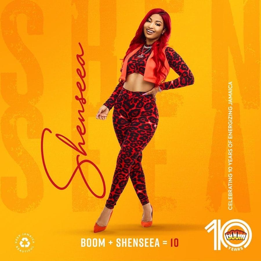 Shenseea Partners With Boom Energy Drink
