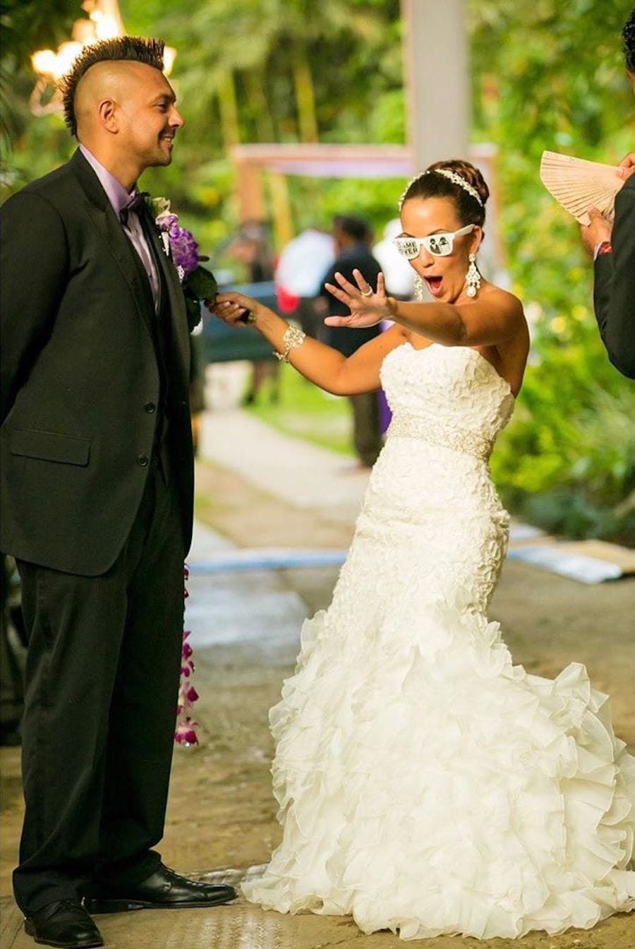 Sean Paul's Wife Jinx Shares Funny Wedding Photo To Celebrate 8th Weddig Anniversary