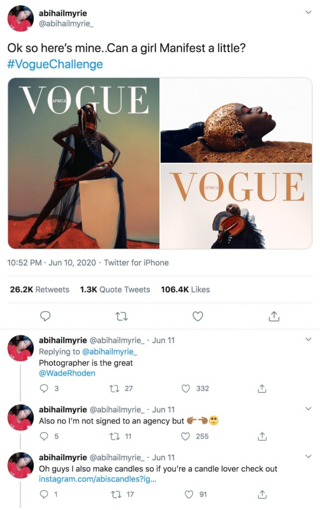 Buju Banton's Daughter Abihail Myrie Featured In Teen Vogue Best Vogue Challenge Posts
