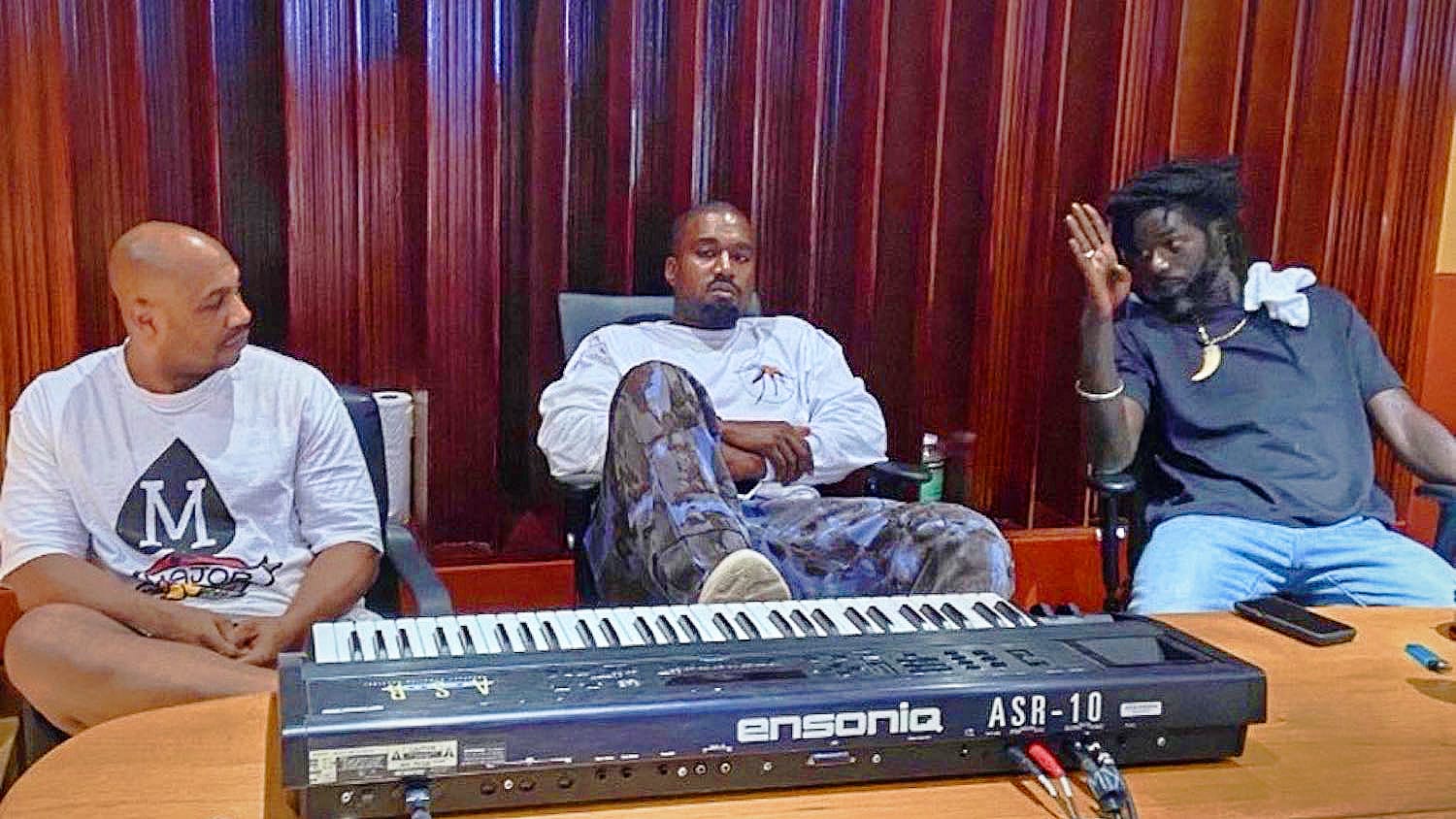 Kanye West Flew To Jamaica Amid Tweet Storm, Hit Studio With Buju Banton