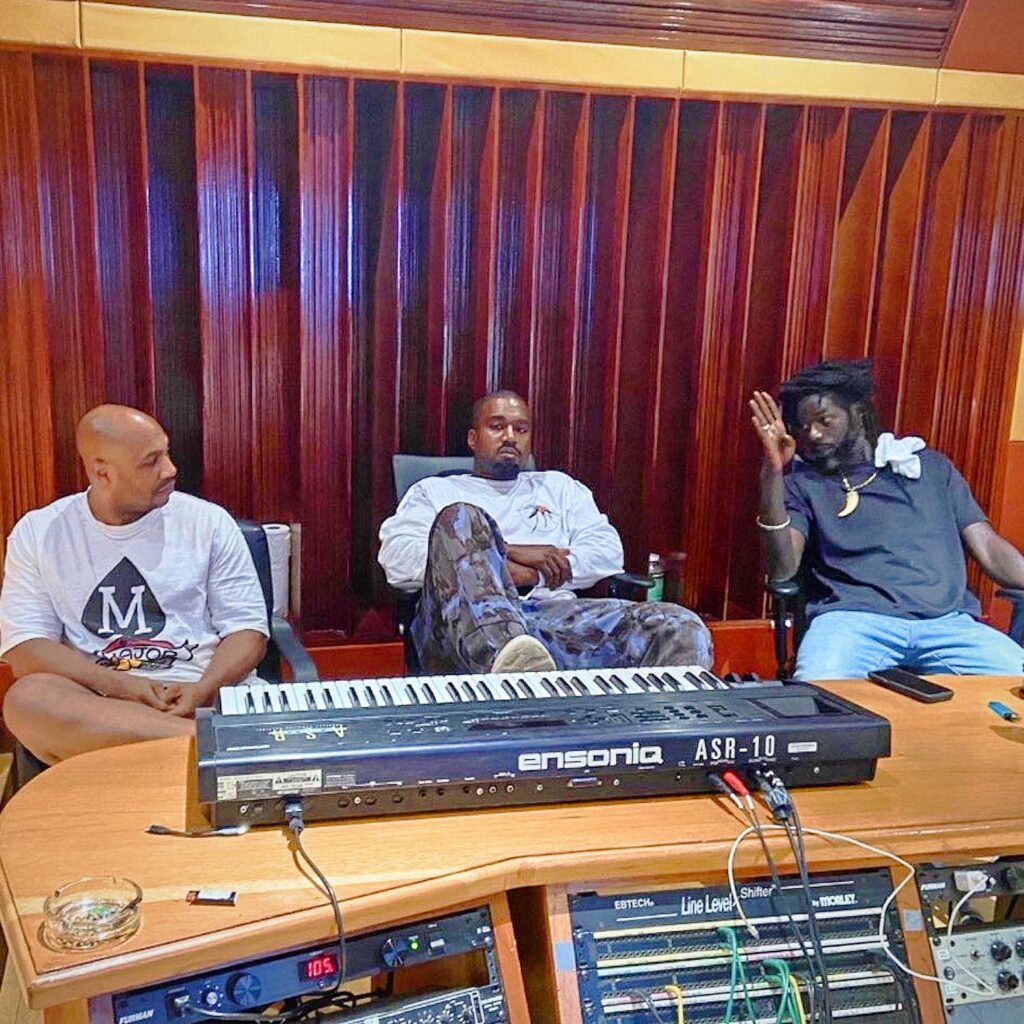 Kanye West Is In Jamaica, Links With Buju Banton In Studio