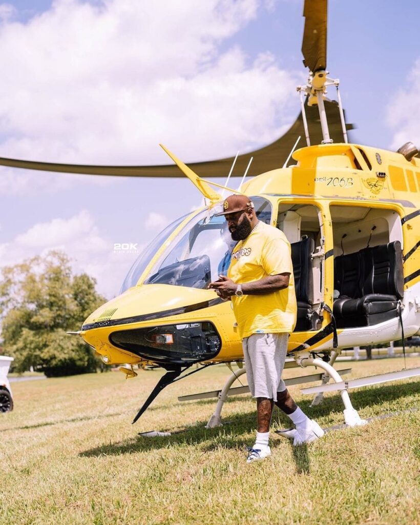 Rick Ross Shows Off His Massive Mansion From Helicopter View