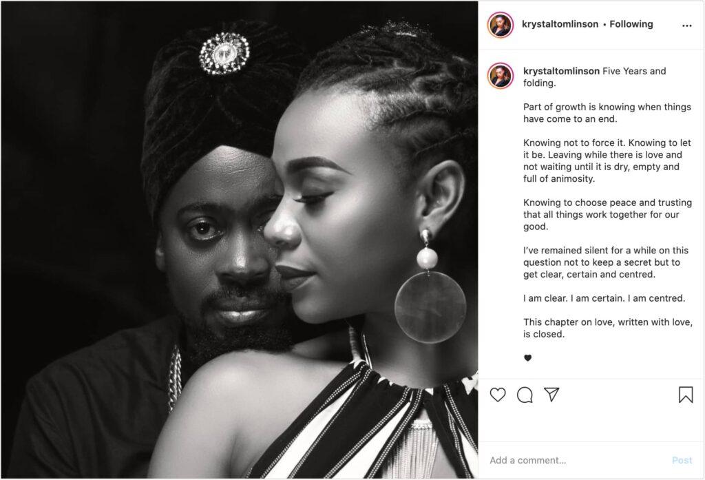 Krystal Tomlinson Confirms Breakup From Beenie Man