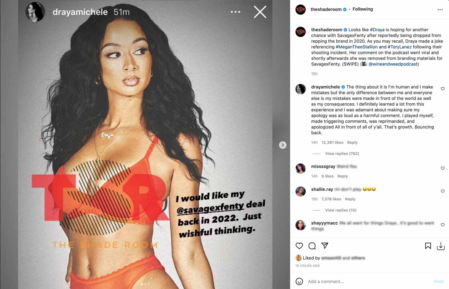 Draya Michele Begs For Her Savage X Fenty Brand Deal Reinstated
