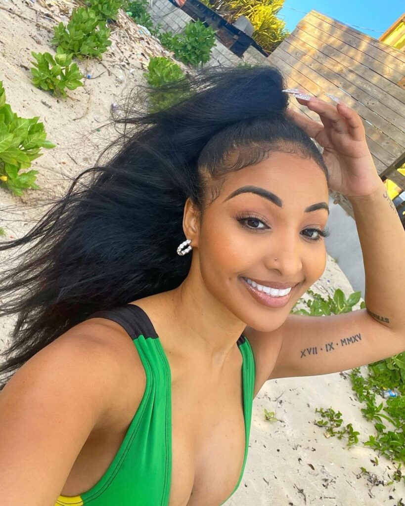 Shenseea Enjoys Beach Day In Hot Bikini