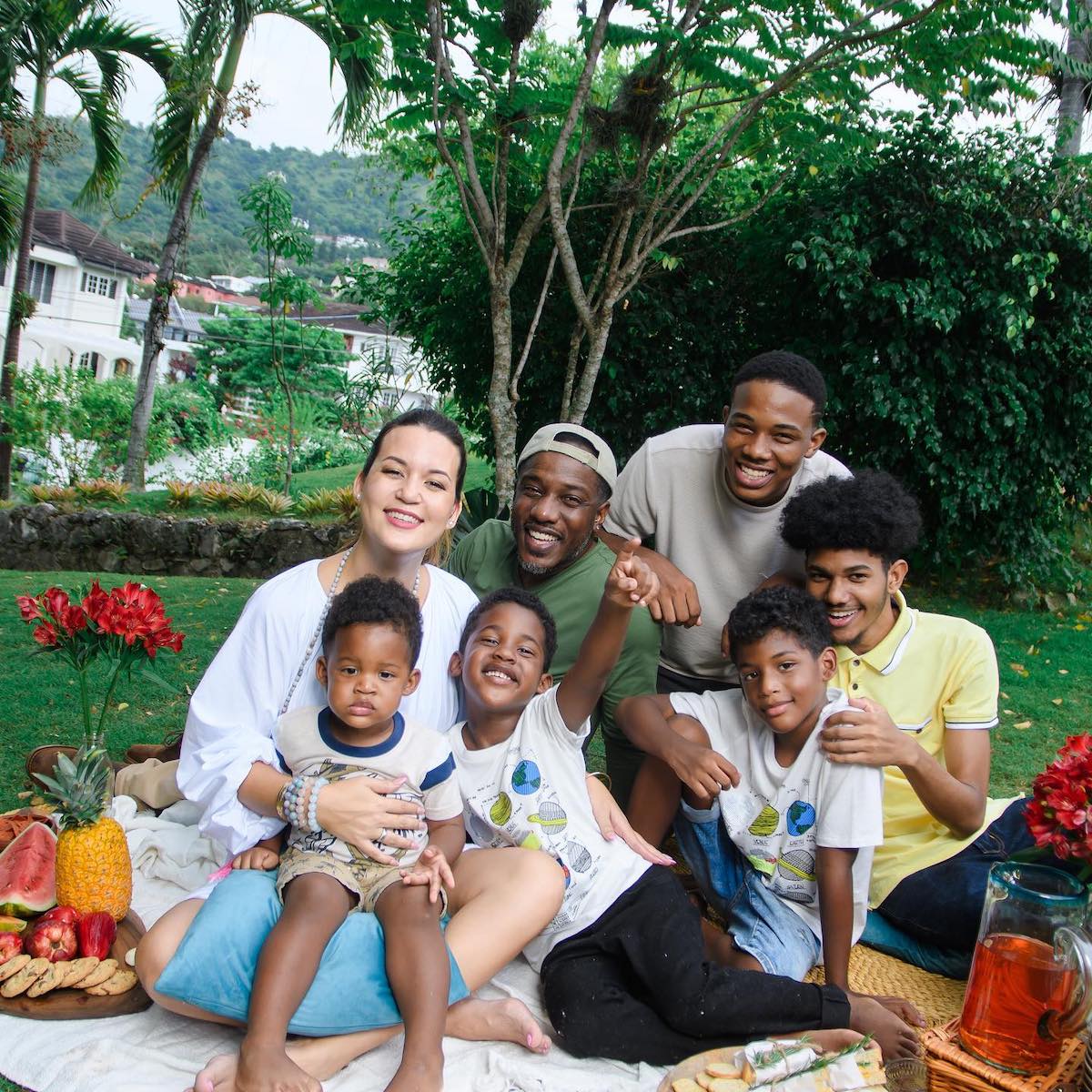 Tami Chin And Wayne Marshall Family Photograph