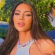 Kim Kardashian Shows Off New $50K Custom Diamond Name Necklace Chain