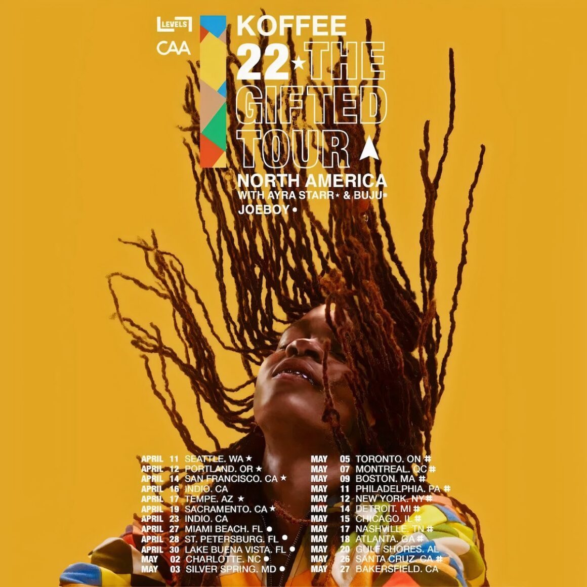Koffee North American Gifted Tour Dates