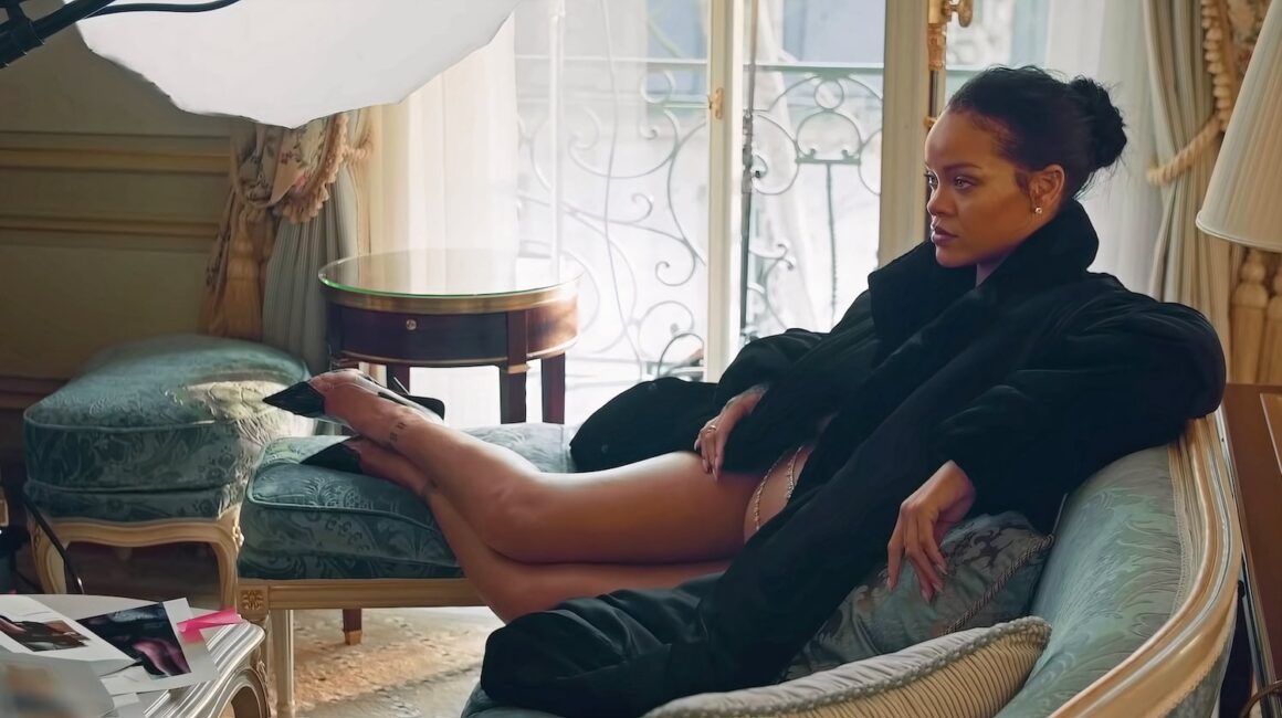 Rihanna Flaunts Her Baby Bump In Vogue Cover Shoot