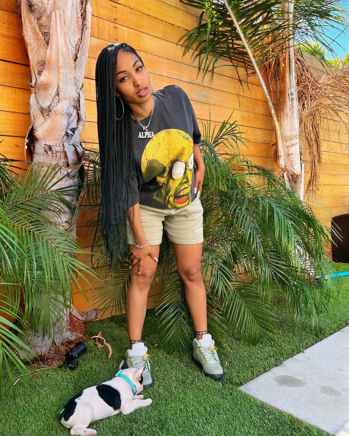 Shenseea Becomes Dog Mom After Getting Pet As A Lunch Date Gift