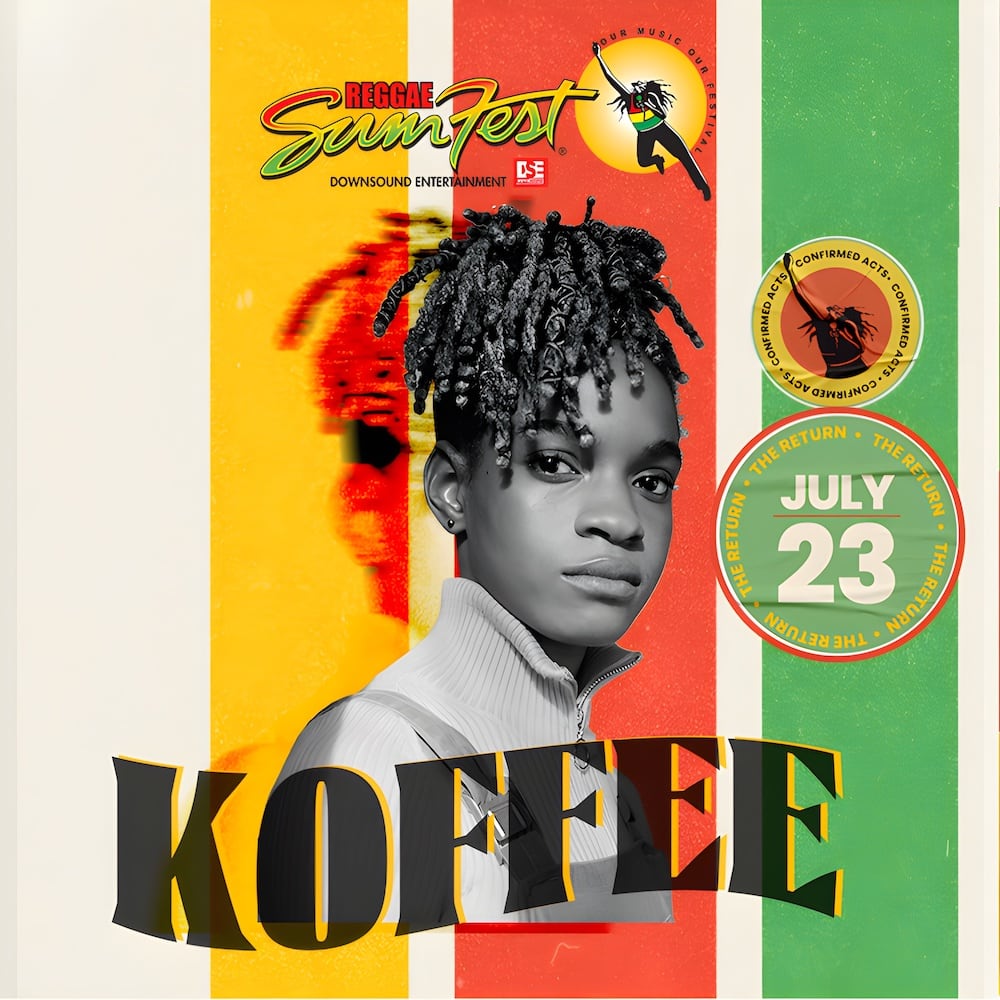 Koffee To Perform At Reggae Sumfest 2022