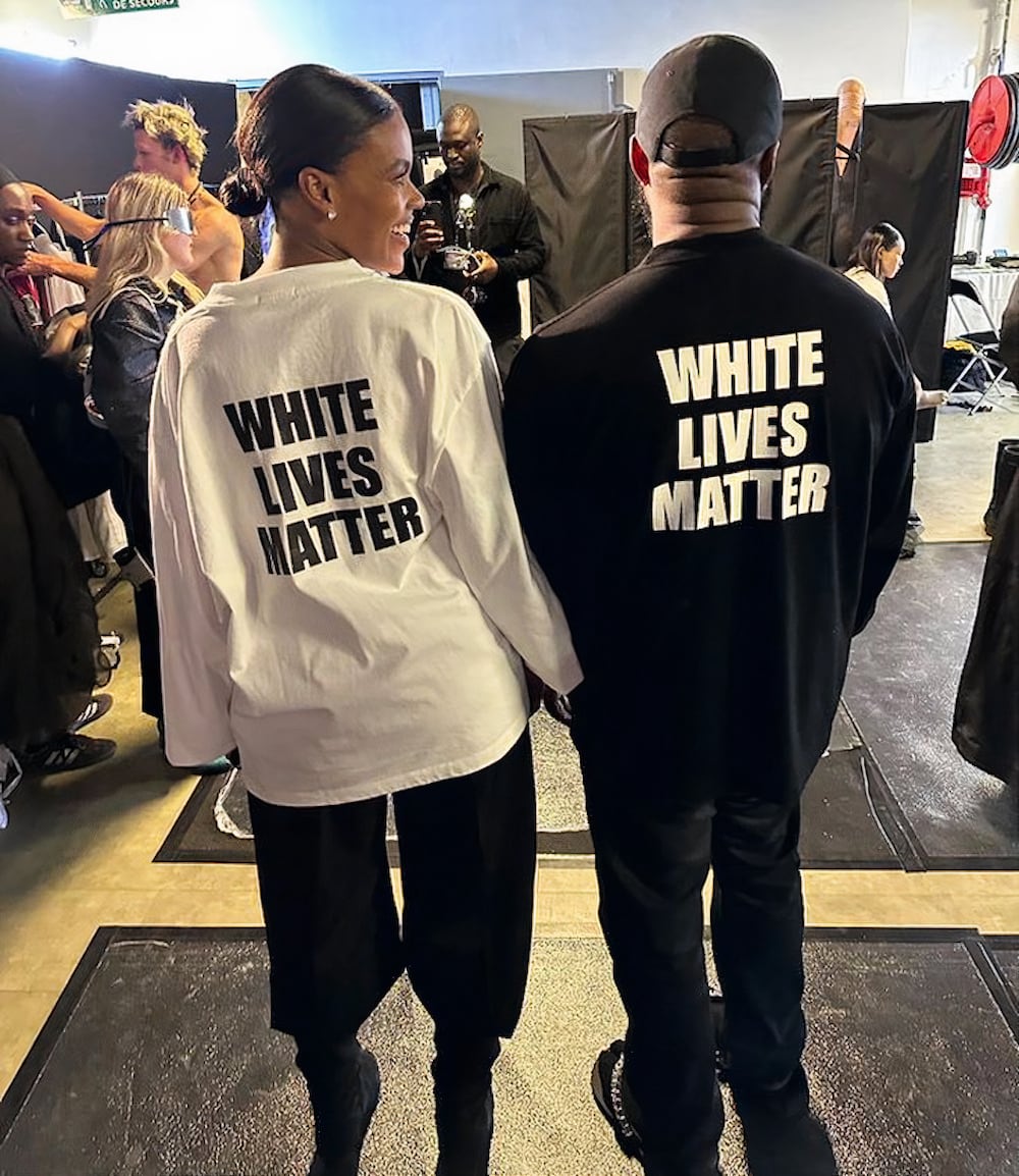 Kanye West And Candace Owens Wear "White Lives Matter" T-Shirts
